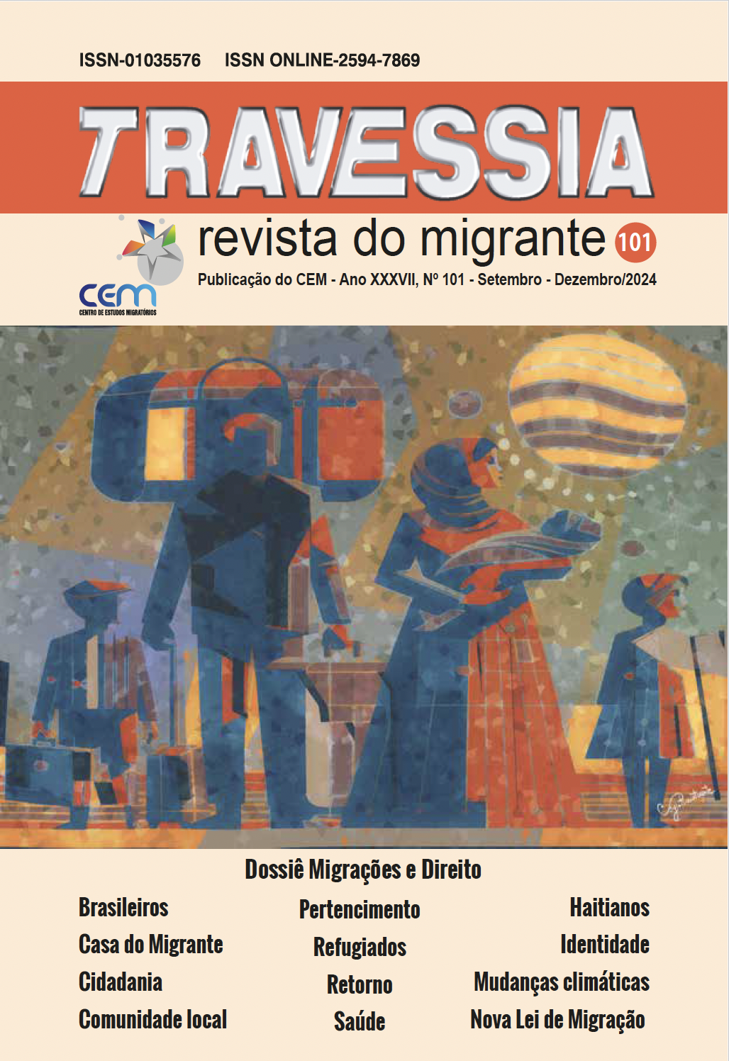 					Ansehen Bd. 1 Nr. 101 (2024): Dossiê Migrações e Direitos
				